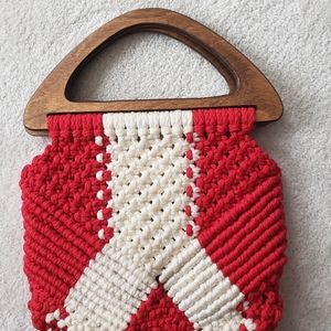 Vintage Macrame Bag